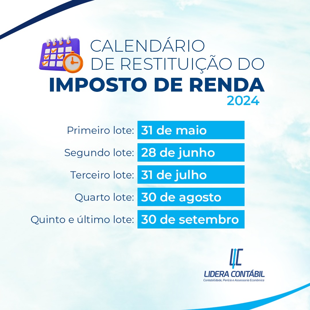 #CALENDARIODERESTITUICAO#LIDERACONTABIL#IRPF